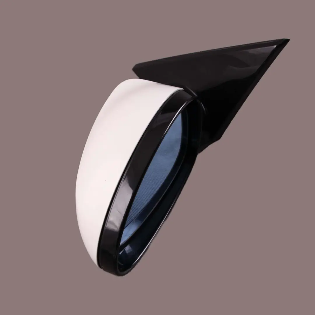 BMW 1 Series 1 E81 E82 E88 Left Outside Wing Mirror N/S Alpinweiss Alpine White - SKU rhd-7185355-AW1 - Part number 7185355