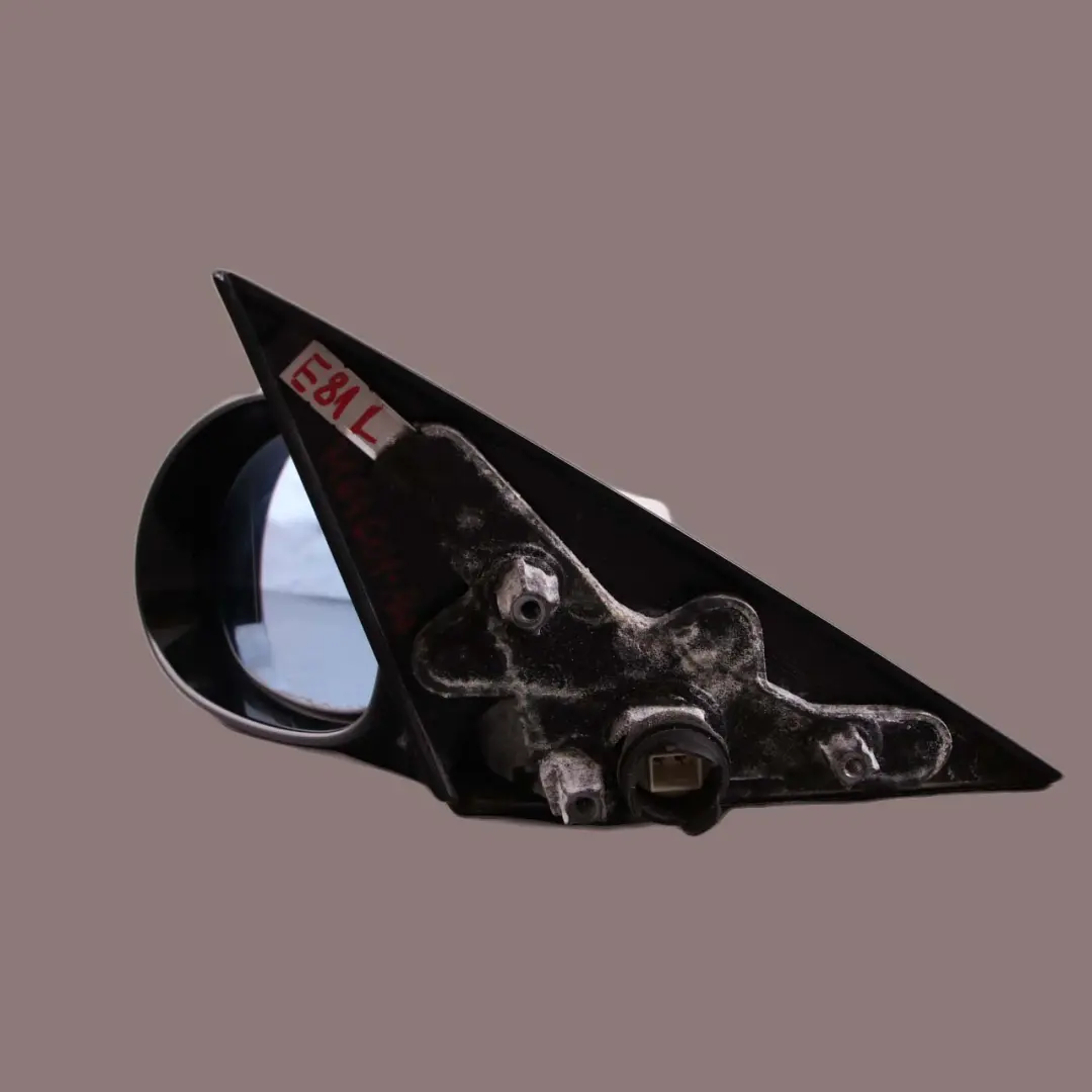 BMW 1 Series 1 E81 E82 E88 Left Outside Wing Mirror N/S Alpinweiss Alpine White - SKU rhd-7185355-AW1 - Part number 7185355