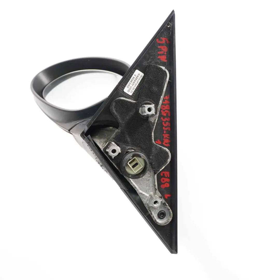 Wing Mirror BMW E81 E82 Outside Left N/S Heated Cashmere Silver - A72 5 Pins to with Part number 7185355 Wing Mirror BMW E81 E82 Outside Left N/S Heated Cashmere Silver - A72 5 Pins - SKU rhd-7185355-KAS1 - Part number 7185355