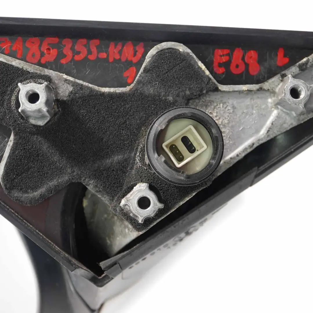 Wing Mirror BMW E81 E82 Outside Left N/S Heated Cashmere Silver - A72 5 Pins to with Part number 7185355 Wing Mirror BMW E81 E82 Outside Left N/S Heated Cashmere Silver - A72 5 Pins - SKU rhd-7185355-KAS1 - Part number 7185355