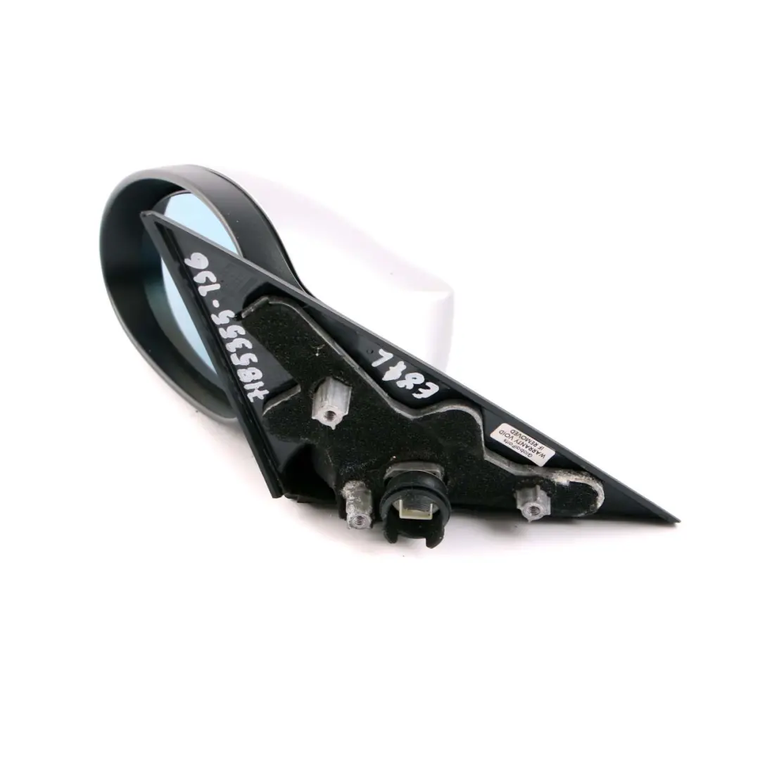 Left Heated Wing Mirror N/S Titanium Silver Metallic to BMW 1 Series 6 E81 E82 E88 with Part number 7185355 BMW 1 Series 6 E81 E82 E88 Left Heated Wing Mirror N/S Titanium Silver Metallic - SKU rhd-7185355-TS6 - Part number 7185355