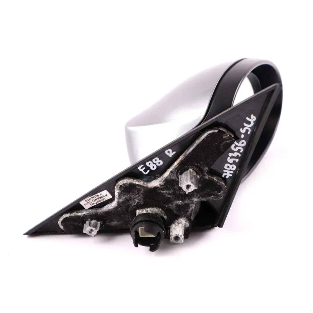 Heated Right Wing Mirror O/S Spacegrau Space Grey A52 to BMW 1 Series E81 E82 E88 with Part number 7185356 BMW 1 Series E81 E82 E88 Heated Right Wing Mirror O/S Spacegrau Space Grey A52 - SKU rhd-7185356-SCG - Part number 7185356