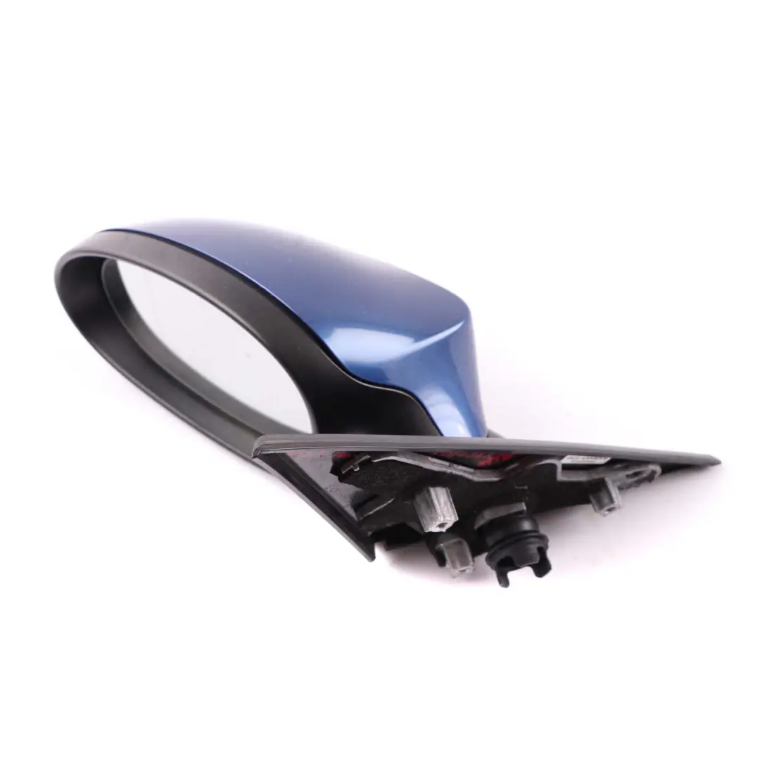 BMW 1 E81 E88 1 Power Fold Heated Left N/S Wing Mirror Montegoblau Blue A51 - SKU rhd-7185373-MTB1 - Part number 7185373