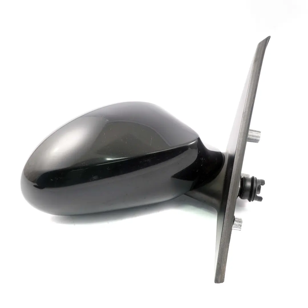 BMW 1 E81 E82 E88 Power Fold Right Wing Mirror O/S Black Sapphire Metallic 475 - SKU rhd-7185374-BS - Part number 7185374