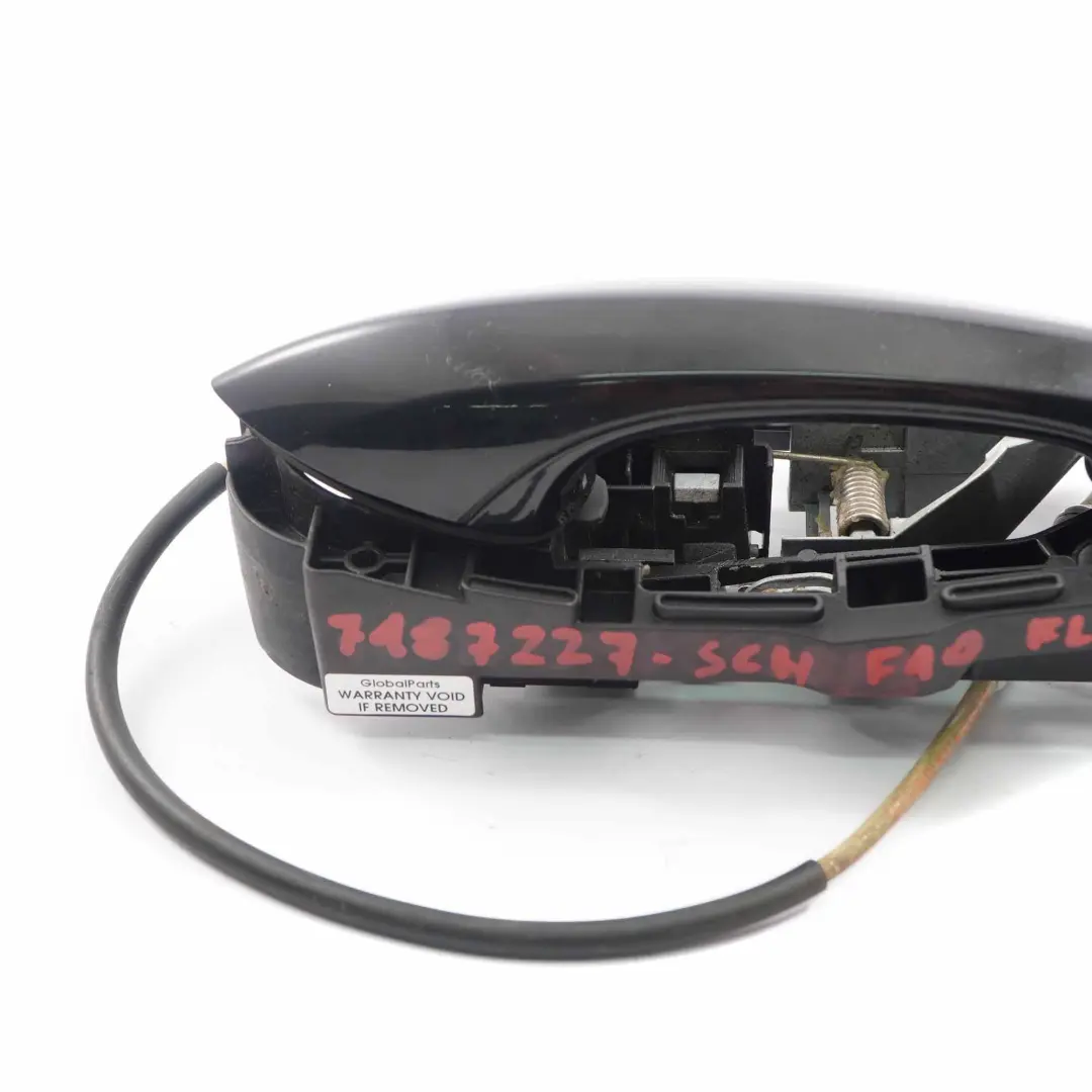  Door Handle BMW F01 F10 F11 Outside Left N/S Comfort Schwarz 2 Black 668 - SKU rhd-7187227-SCH - Part number 7187227