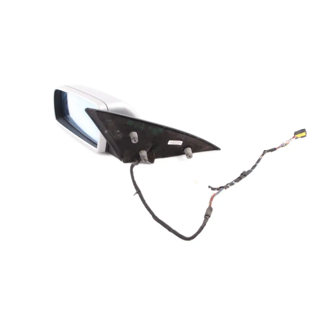 BMW 6 Series E63 E64 Heated Left Wing Mirror N/S Titansilber Metallic Silver - SKU rhd-7189343-TS - Part number 7189343