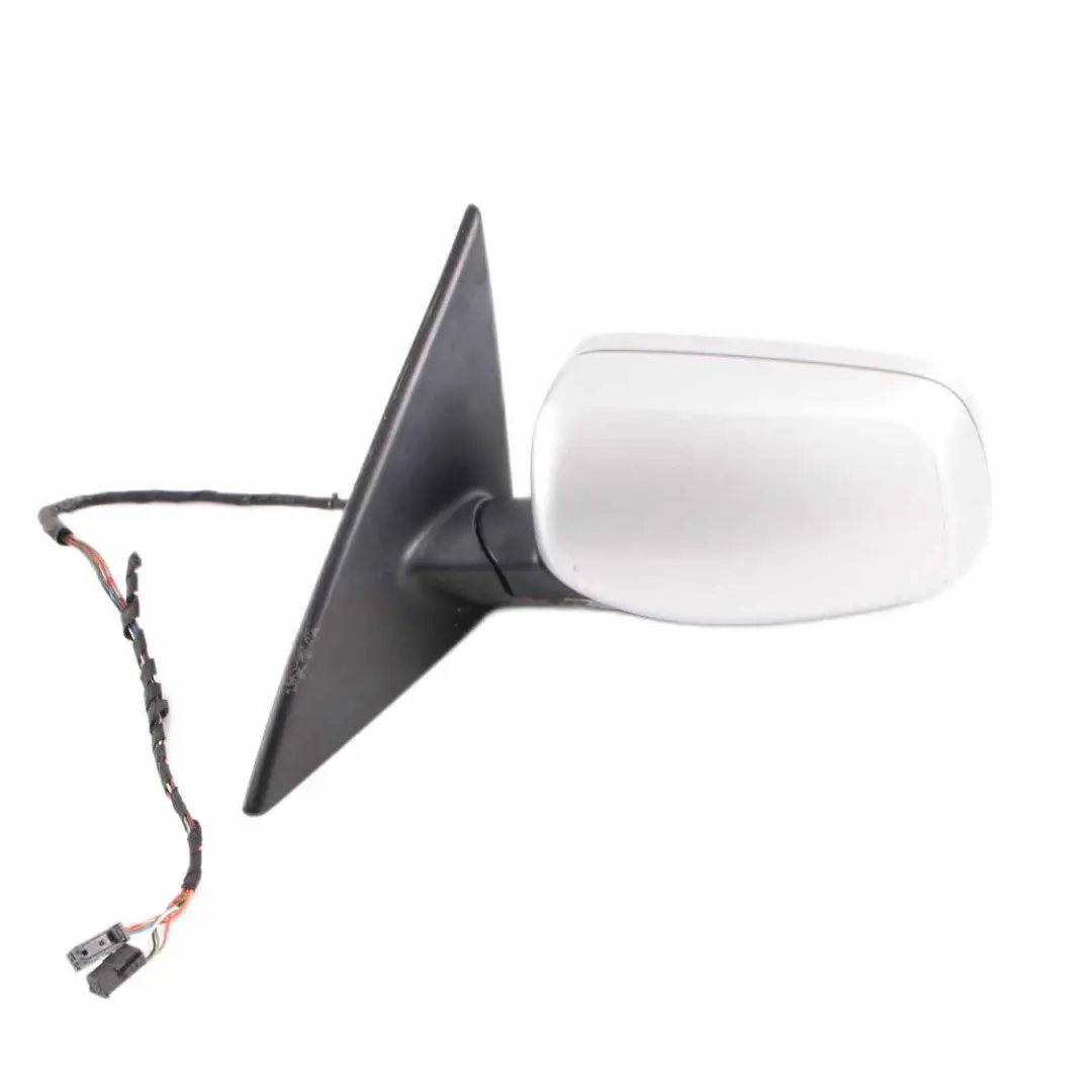 BMW 6 Series E63 E64 Heated Left Wing Mirror N/S Titansilber Metallic Silver - SKU rhd-7189343-TS - Part number 7189343