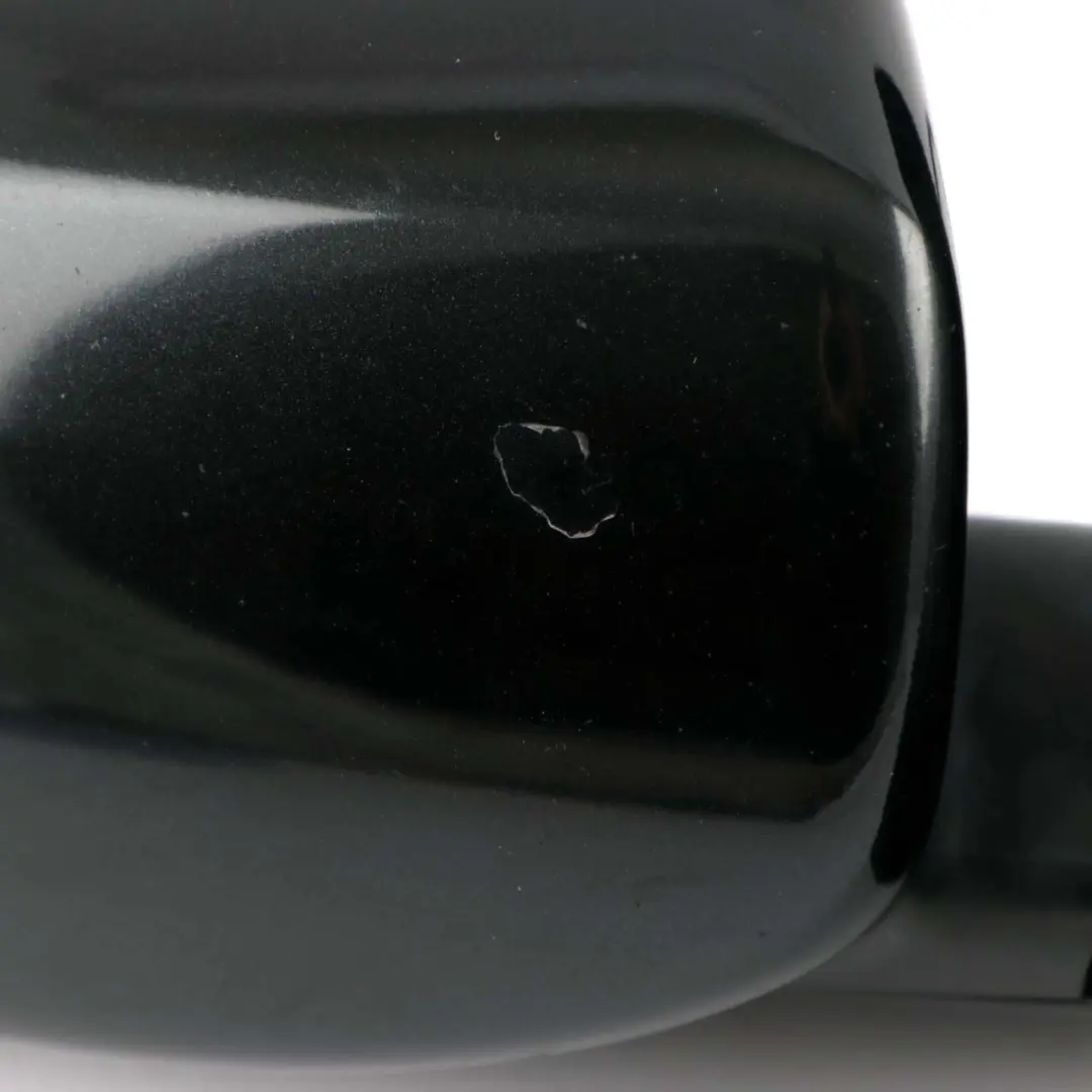 BMW 6 E63 E64 Auto Dip Power Fold Heated Right Wing Mirror O/S Black Sapphire - SKU rhd-7189350-BS - Part number 7189350