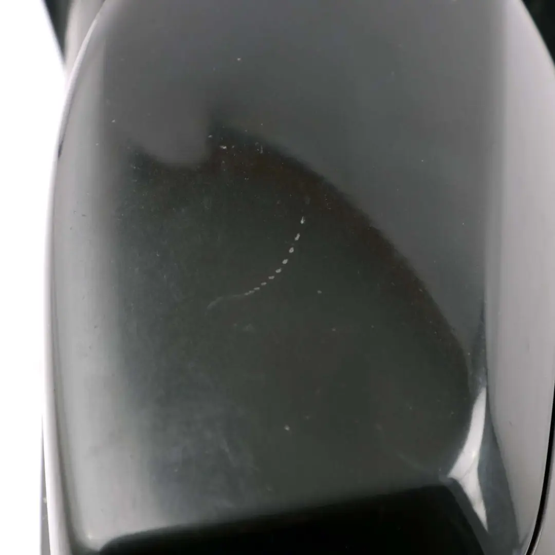 BMW 6 E63 E64 Auto Dip Power Fold Heated Left Wing Mirror N/S Black Sapphire 475 - SKU rhd-7189351-BS - Part number 7189351