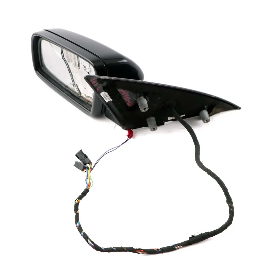 Dip Power Fold Heated Left Wing Mirror N/S Black Sapphire 475 to BMW 6 E63 E64 Auto with Part number 7189351 BMW 6 E63 E64 Auto Dip Power Fold Heated Left Wing Mirror N/S Black Sapphire 475 - SKU rhd-7189351-BS - Part number 7189351