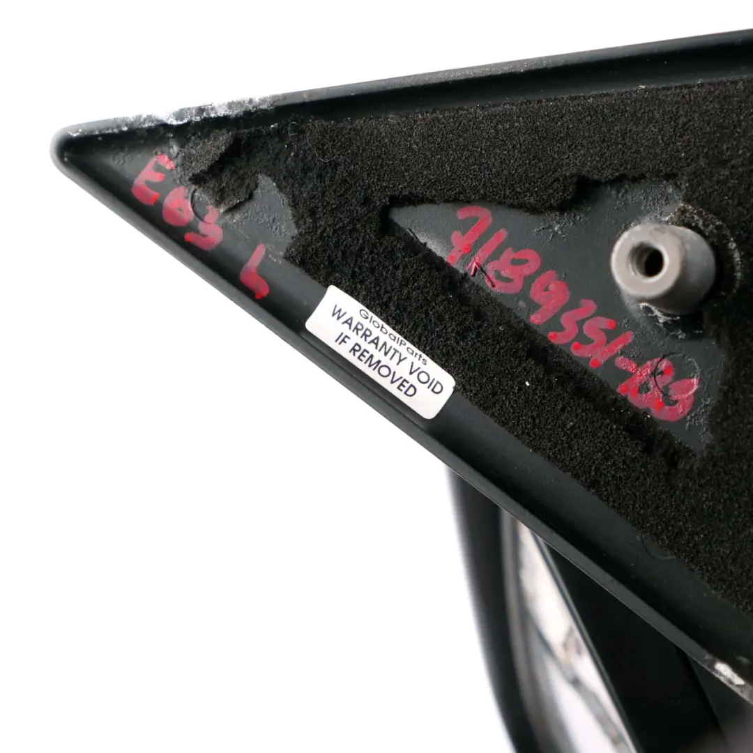 Dip Power Fold Heated Left Wing Mirror N/S Black Sapphire 475 to BMW 6 E63 E64 Auto with Part number 7189351 BMW 6 E63 E64 Auto Dip Power Fold Heated Left Wing Mirror N/S Black Sapphire 475 - SKU rhd-7189351-BS - Part number 7189351