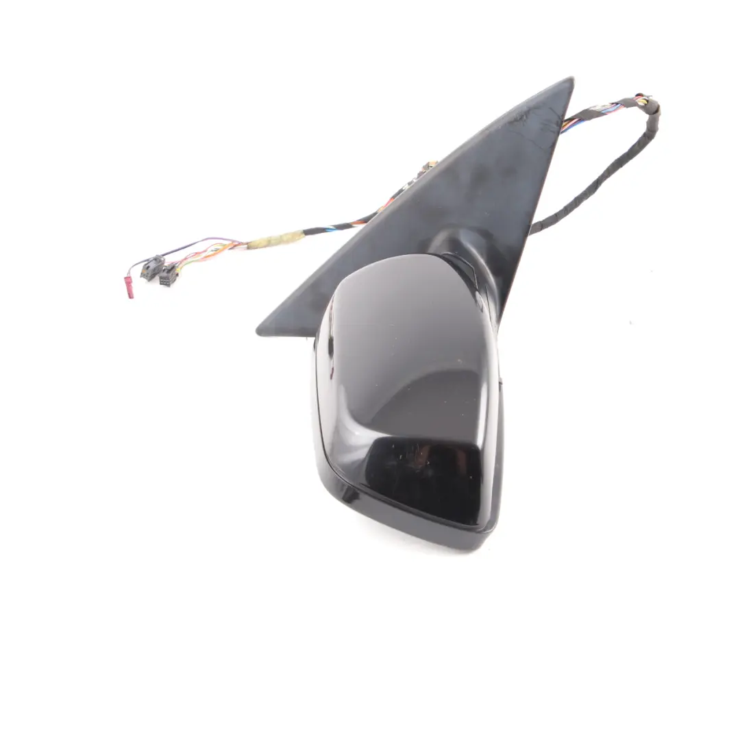  Wing Mirror BMW E63 E64 Heated Auto Dip Right O/S Black Sapphire Metallic - 475 - SKU rhd-7189354-BS - Part number 7189354