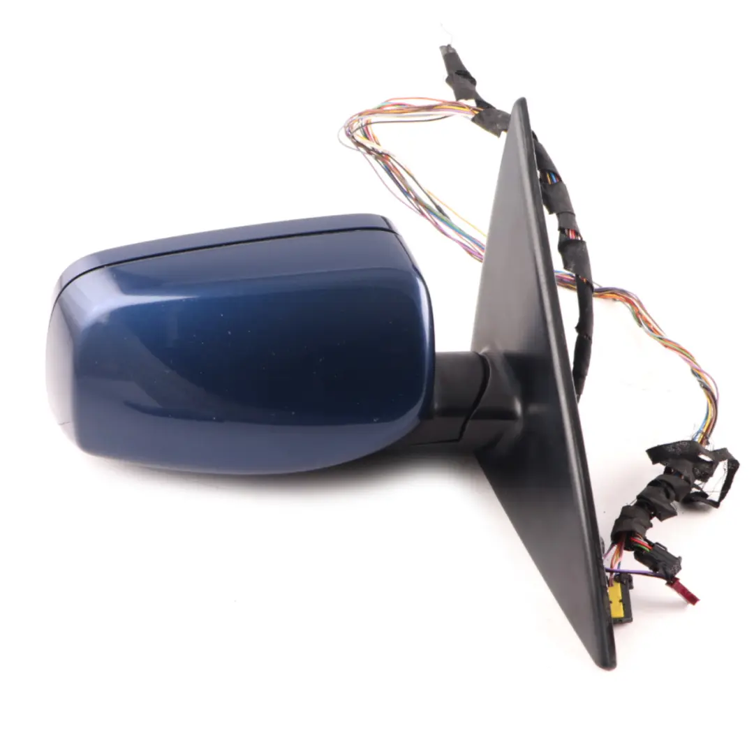 Wing Mirror BMW E63 E64 Heated Auto Dip Right O/S Mystic Blue Metallic A07 to with Part number 7189354 Wing Mirror BMW E63 E64 Heated Auto Dip Right O/S Mystic Blue Metallic A07 - SKU rhd-7189354-MYS - Part number 7189354