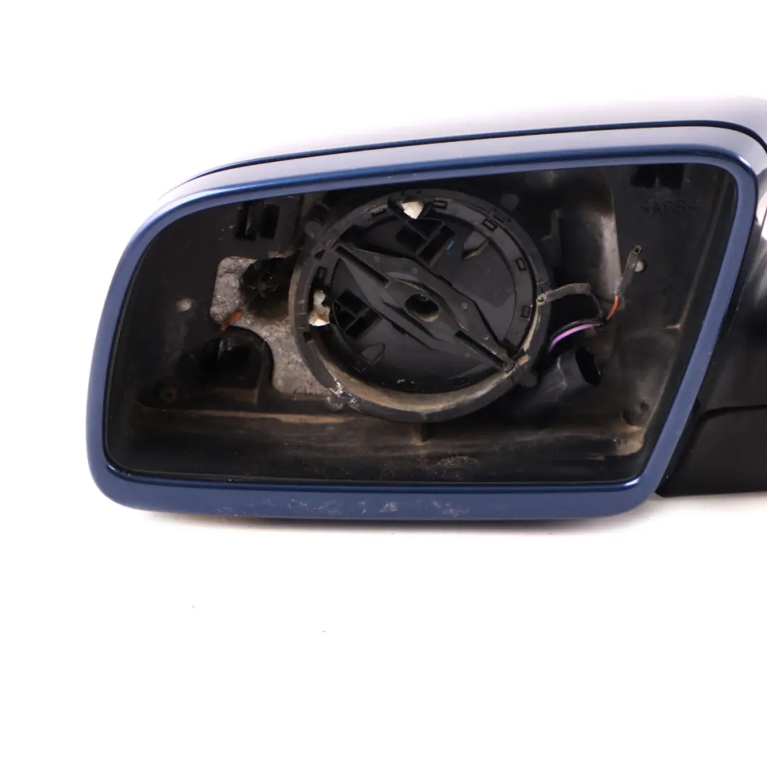 Wing Mirror BMW E63 E64 Heated Auto Dip Left N/S Mystic Blue Metallic A07 to with Part number 7189355 Wing Mirror BMW E63 E64 Heated Auto Dip Left N/S Mystic Blue Metallic A07 - SKU rhd-7189355-MYS - Part number 7189355