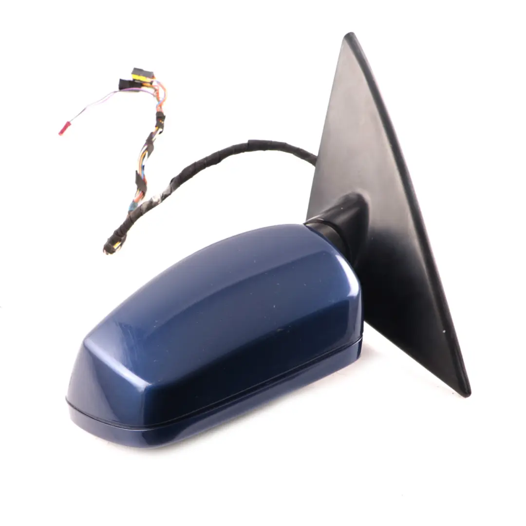 Wing Mirror BMW E63 E64 Heated Auto Dip Left N/S Mystic Blue Metallic A07 to with Part number 7189355 Wing Mirror BMW E63 E64 Heated Auto Dip Left N/S Mystic Blue Metallic A07 - SKU rhd-7189355-MYS - Part number 7189355