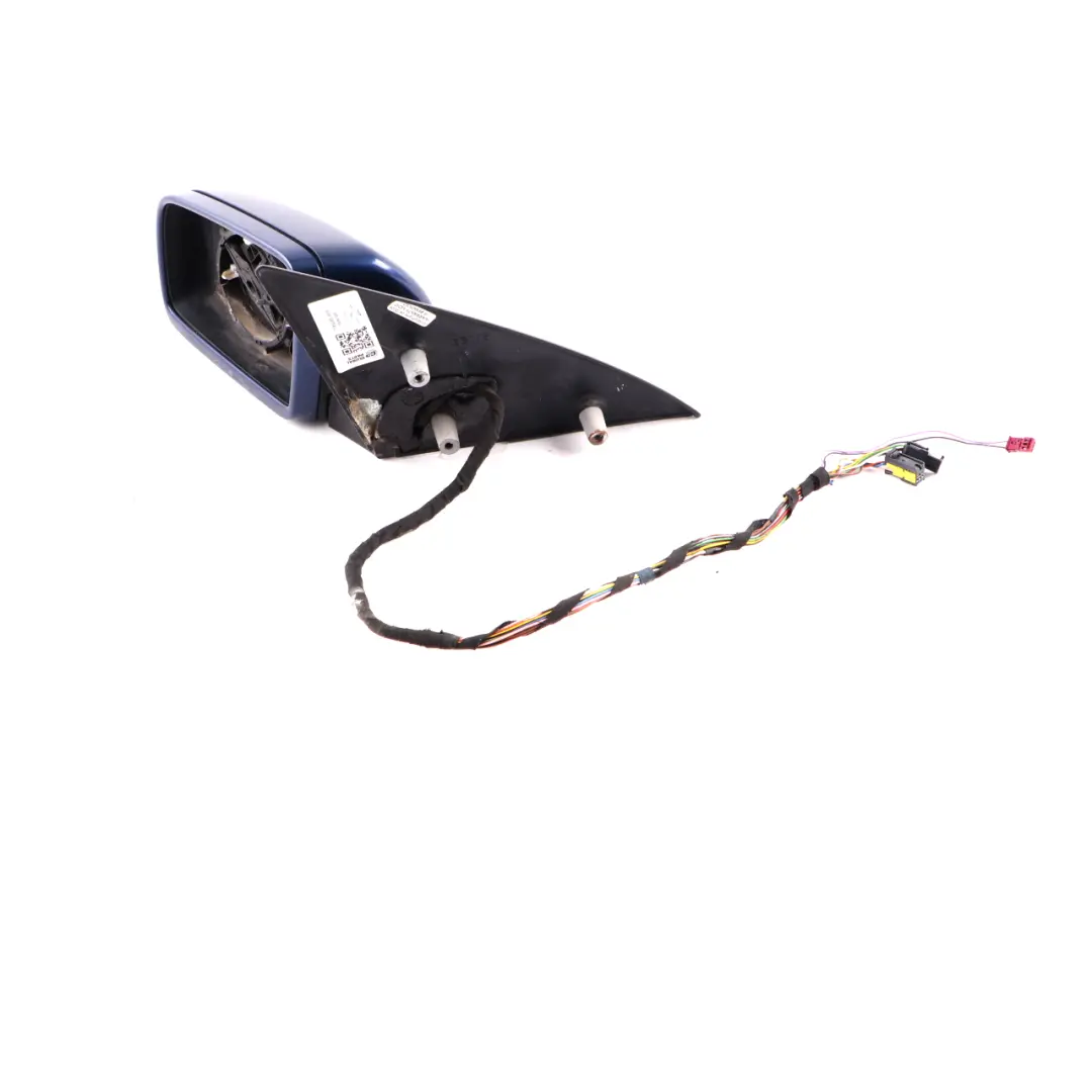 Wing Mirror BMW E63 E64 Heated Auto Dip Left N/S Mystic Blue Metallic A07 to with Part number 7189355 Wing Mirror BMW E63 E64 Heated Auto Dip Left N/S Mystic Blue Metallic A07 - SKU rhd-7189355-MYS - Part number 7189355