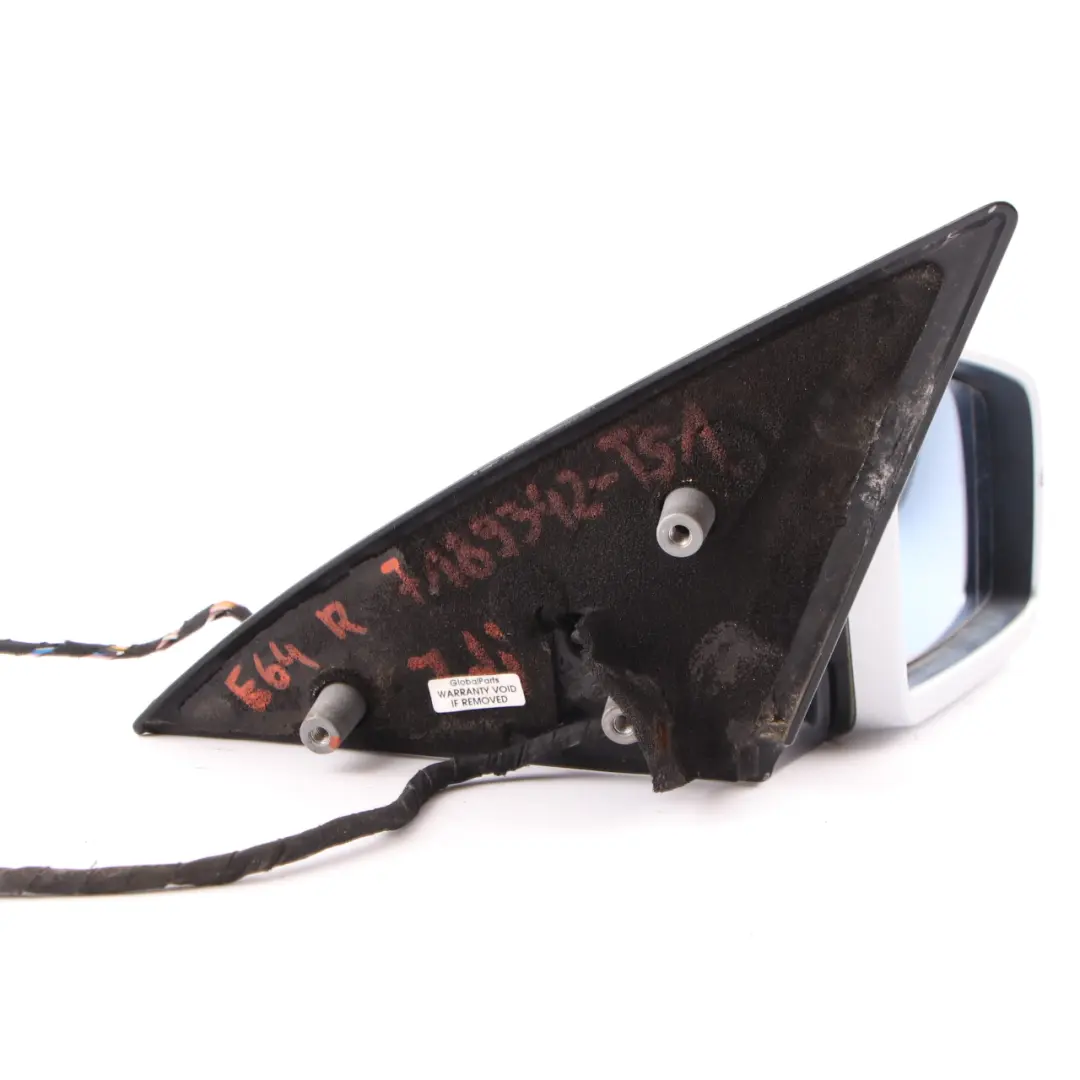  Wing Mirror BMW E63 E64 M Sport Heated Right Door O/S Titansilber Silver 354 - SKU rhd-7189362-TS - Part number 7189362
