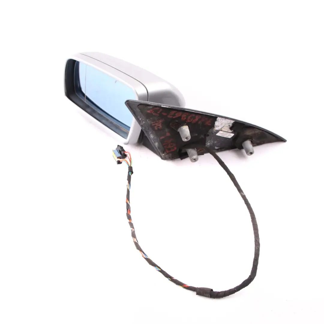  Wing Mirror BMW E63 E64 M Sport Heated Left Door N/S Titansilber Silver 354 - SKU rhd-7189363-TS - Part number 7189363
