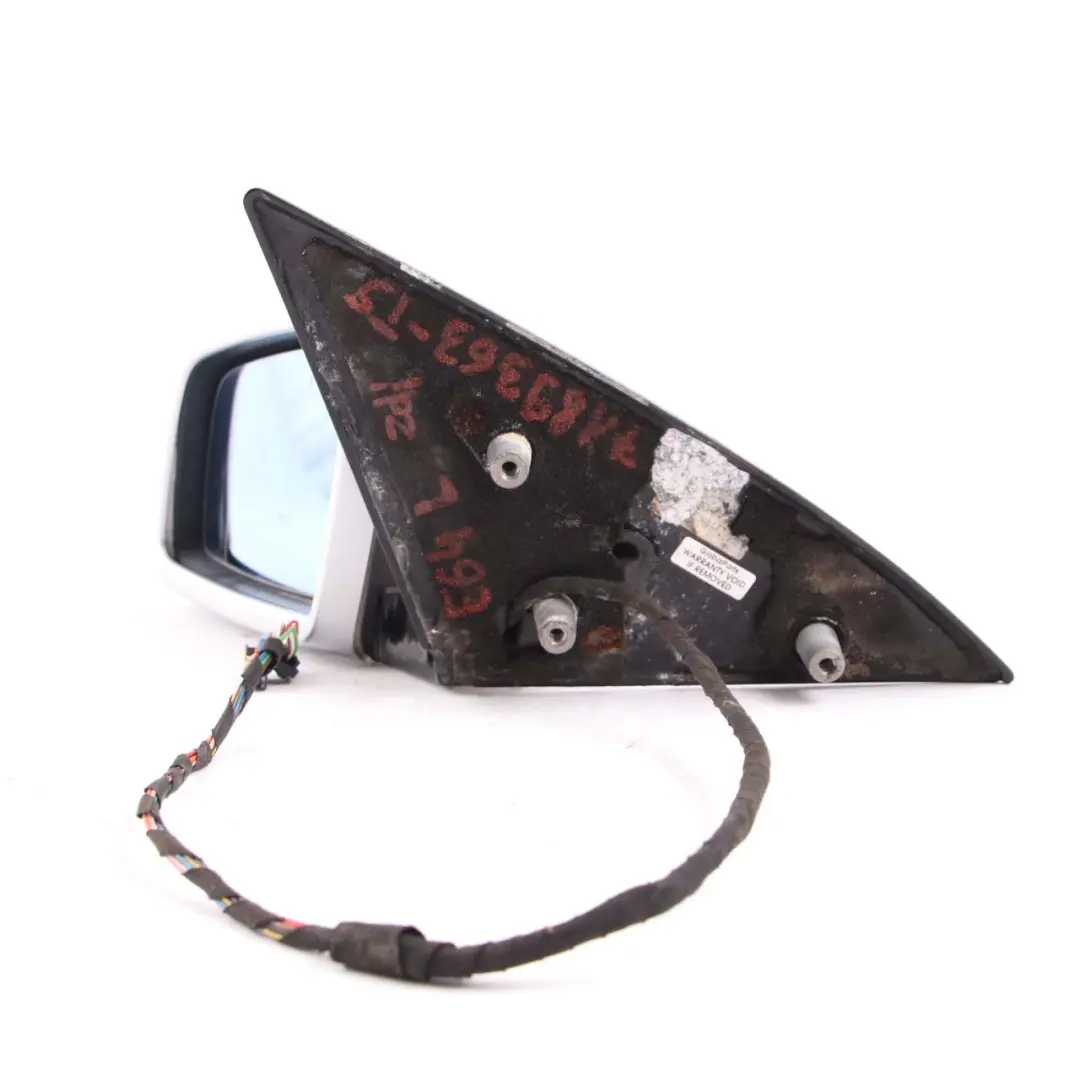 Wing Mirror BMW E63 E64 M Sport Heated Left Door N/S Titansilber Silver 354 to with Part number 7189363 Wing Mirror BMW E63 E64 M Sport Heated Left Door N/S Titansilber Silver 354 - SKU rhd-7189363-TS - Part number 7189363