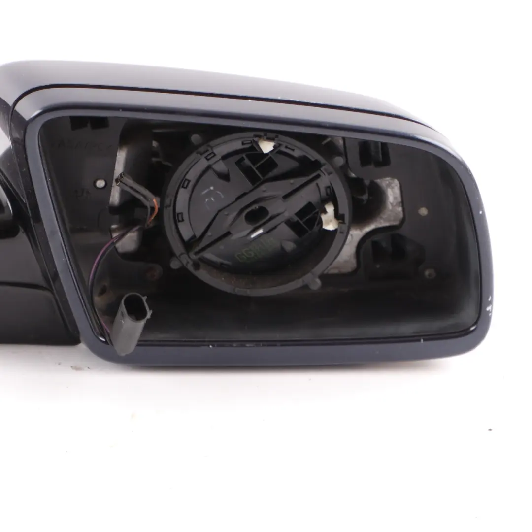  Wing Mirror BMW E63 E64 Auto Dip High Gloss LED O/S Right Blue Onyx Metallic - SKU rhd-7189374-BLO - Part number 7189374