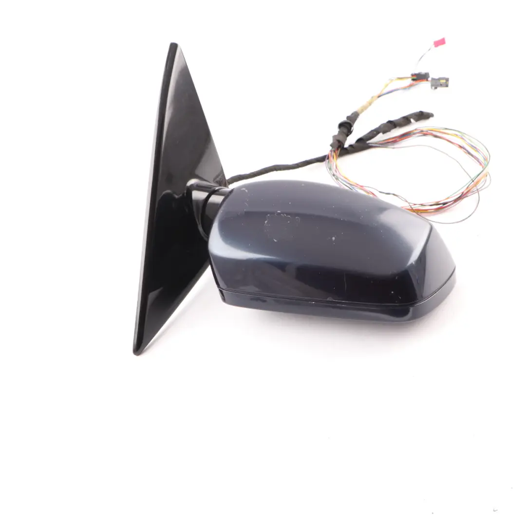  Wing Mirror BMW E63 E64 Auto Dip High Gloss LED O/S Right Blue Onyx Metallic - SKU rhd-7189374-BLO - Part number 7189374