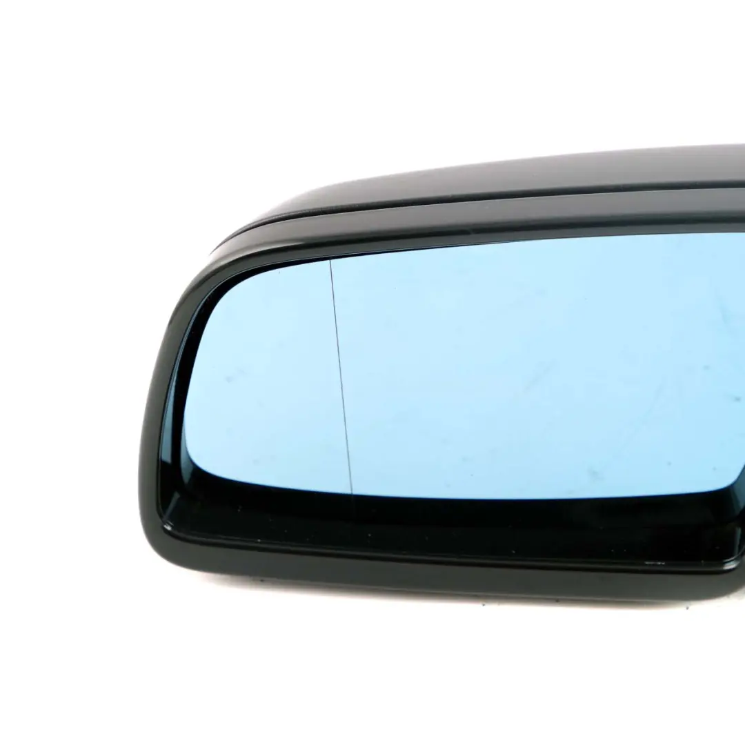 BMW 6 Series E63 E64 Heated Left Wing Mirror N/S Black Sapphire Metallic 475 - SKU rhd-7189389-BS - Part number 7189389
