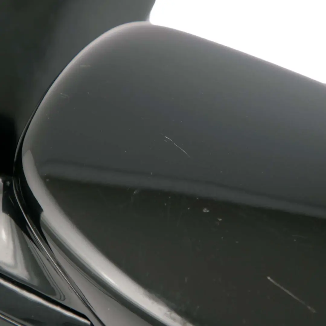 BMW 6 Series E63 E64 Heated Left Wing Mirror N/S Black Sapphire Metallic 475 - SKU rhd-7189389-BS - Part number 7189389