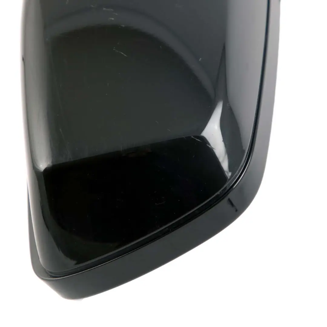 BMW 6 Series E63 E64 Heated Left Wing Mirror N/S Black Sapphire Metallic 475 - SKU rhd-7189389-BS - Part number 7189389
