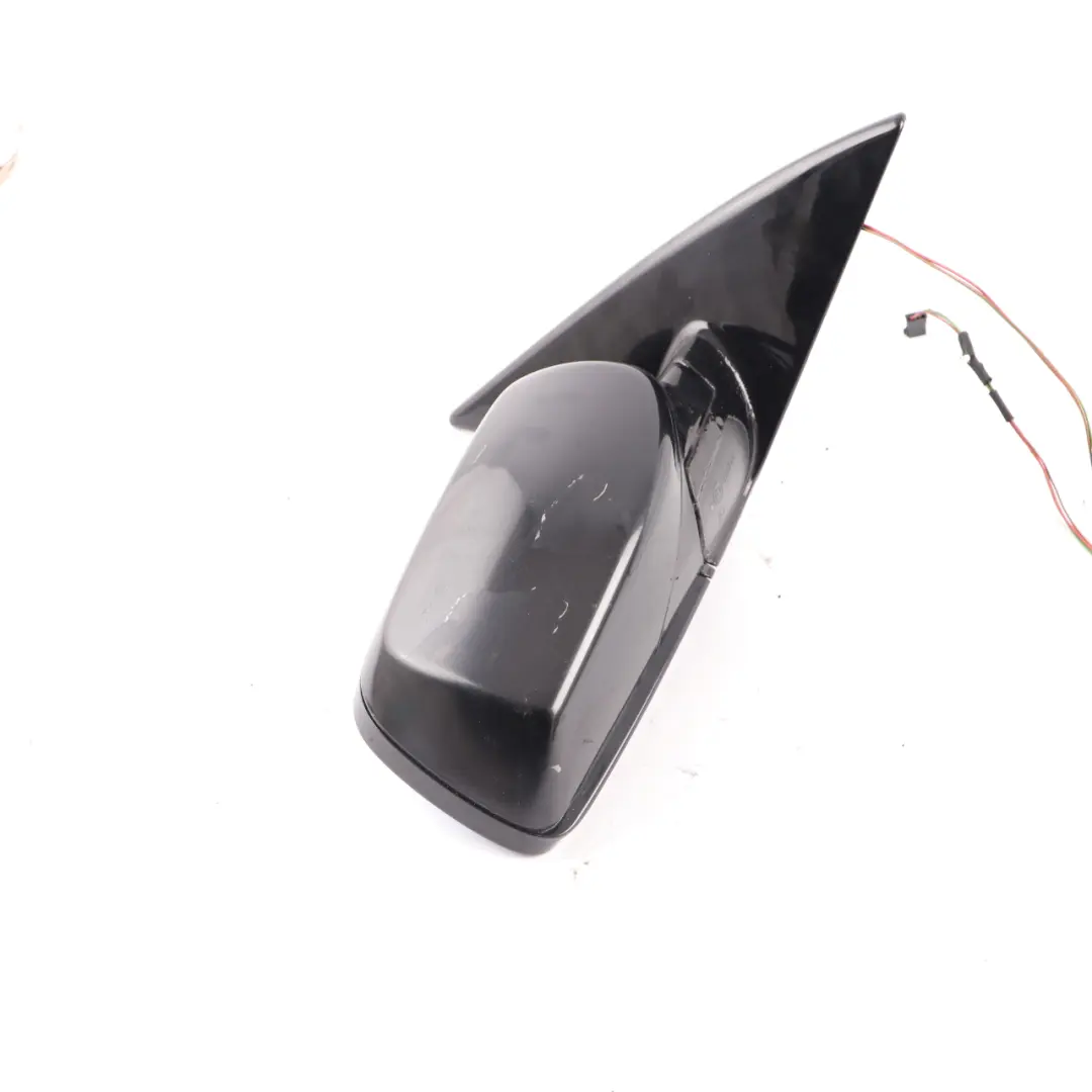  Wing Mirror BMW E63 E64 Door Right O/S High Gloss M Sport Black Sapphire - 475 - SKU rhd-7189440-BS - Part number 7189440