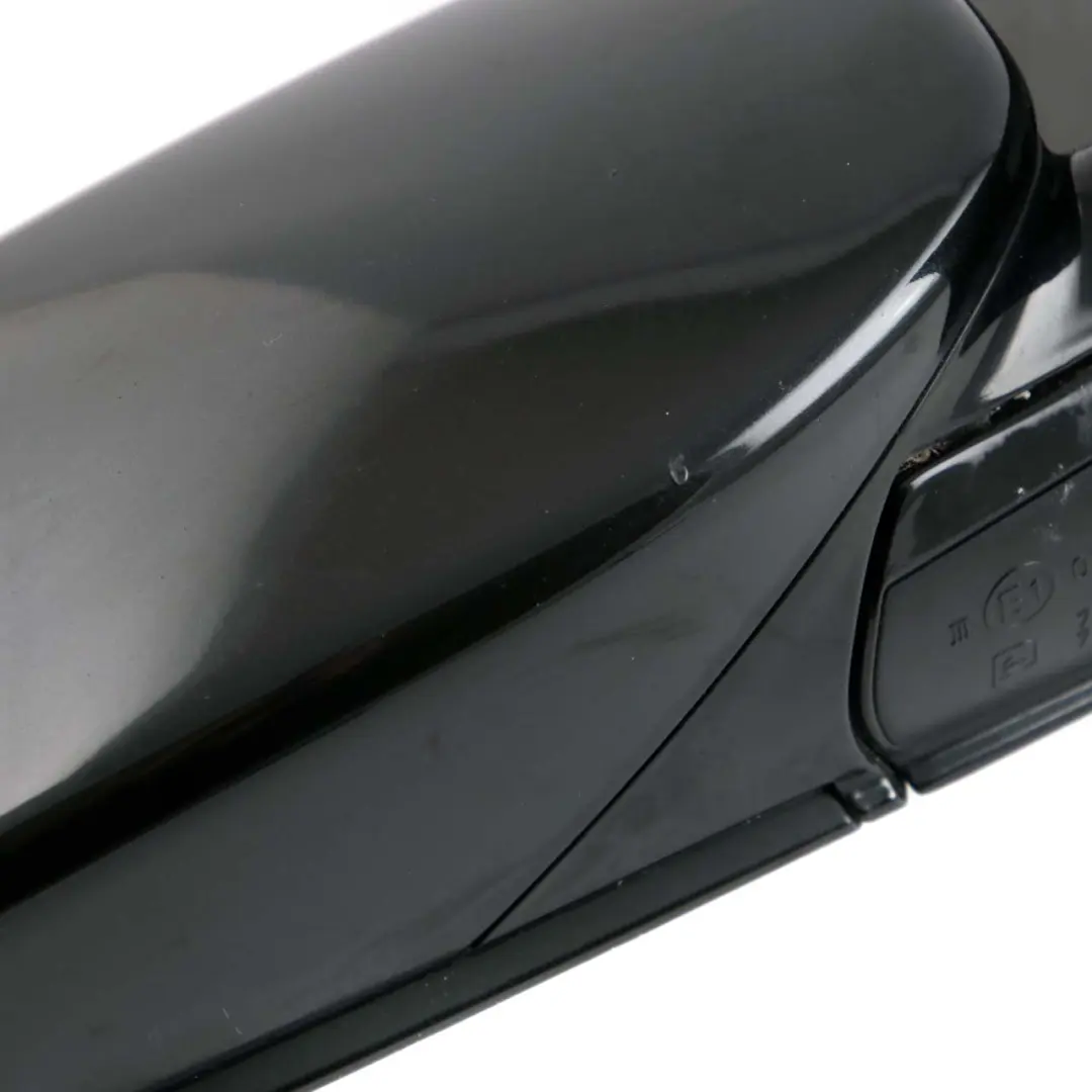 BMW 6 E63 E64 Auto Dip Power Fold M Sport Right Wing Mirror O/S Black Sapphire - SKU rhd-7189462-BS - Part number 7189462