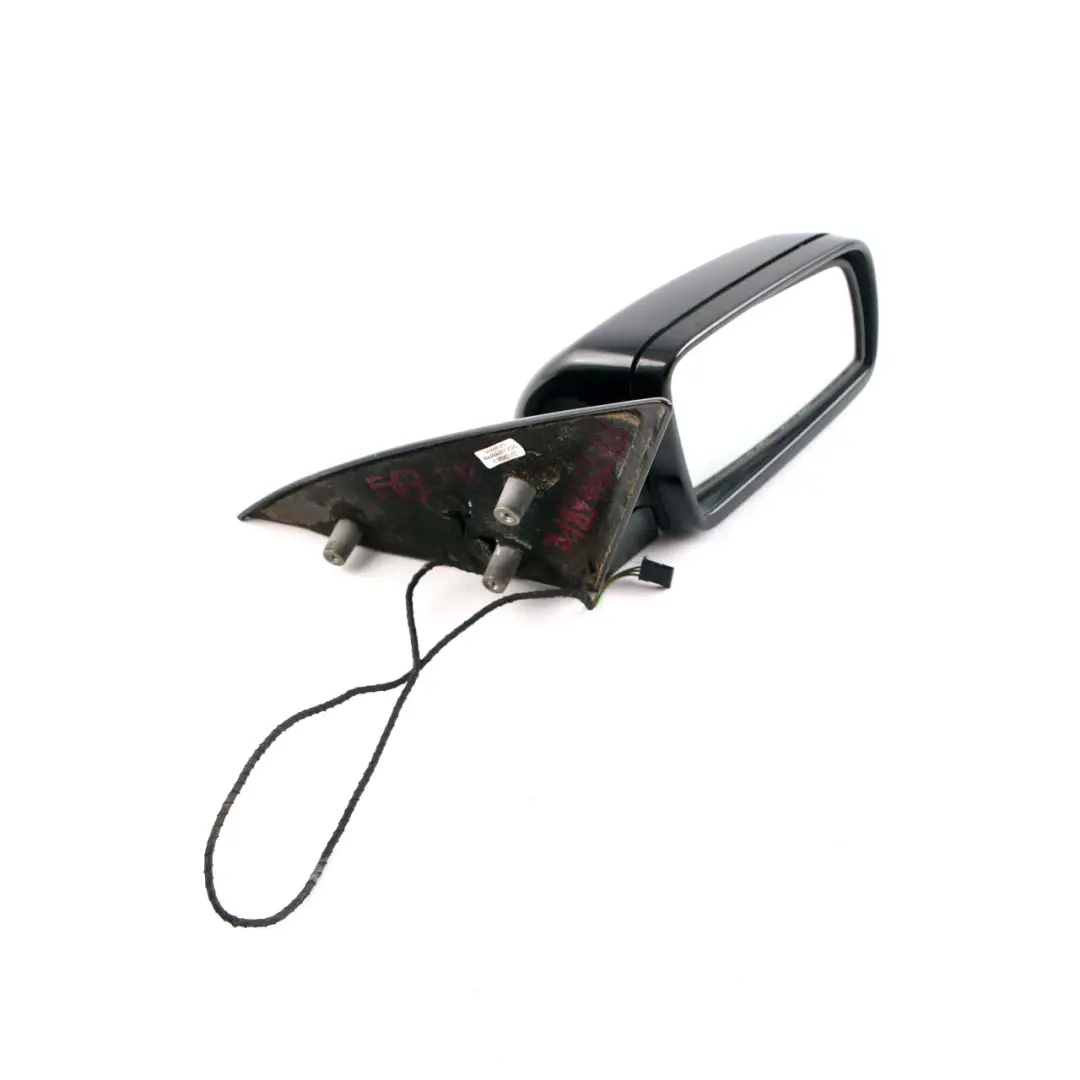BMW 6 E63 E64 Auto Dip Power Fold M Sport Right Wing Mirror O/S Black Sapphire - SKU rhd-7189462-BS - Part number 7189462