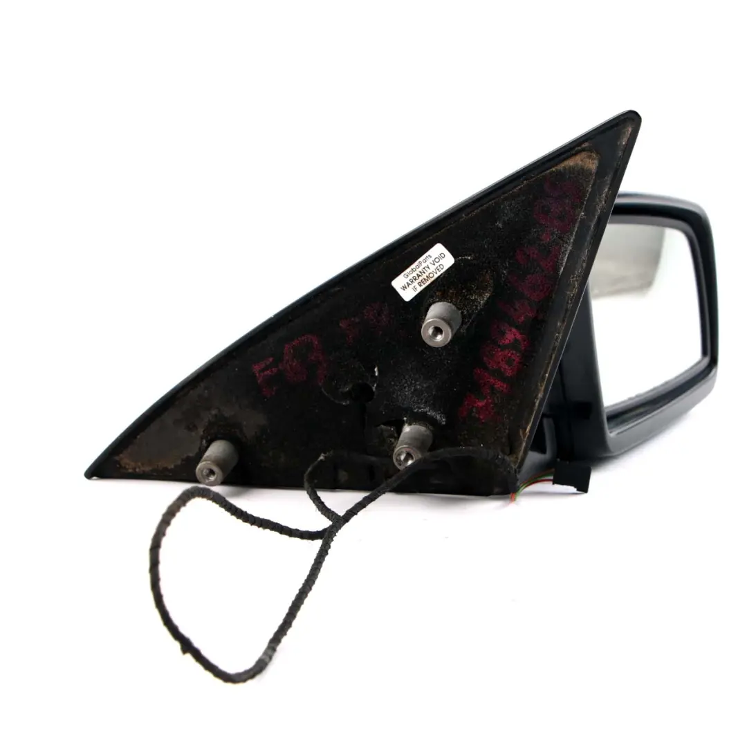 BMW 6 E63 E64 Auto Dip Power Fold M Sport Right Wing Mirror O/S Black Sapphire - SKU rhd-7189462-BS - Part number 7189462