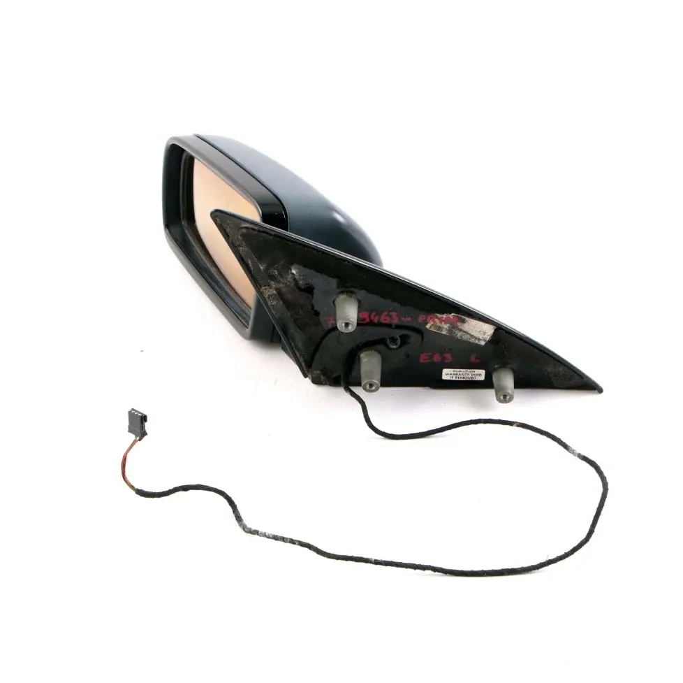 BMW 6 Series E63 E64 Auto Dip Power Fold M Sport Left Wing Mirror N/S Primed - SKU rhd-7189463-PRIM - Part number 7189463