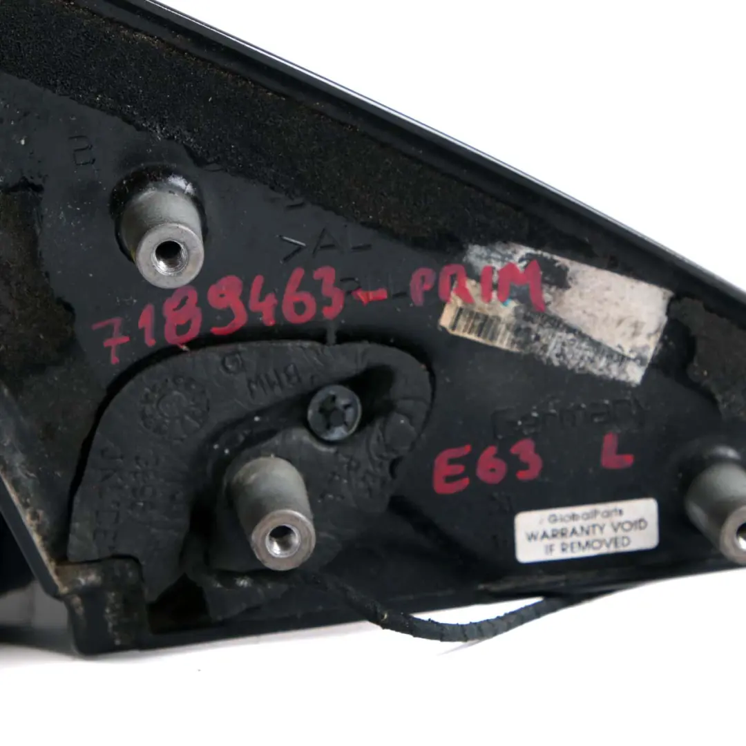 Dip Power Fold M Sport Left Wing Mirror N/S Primed to BMW 6 Series E63 E64 Auto with Part number 7189463 BMW 6 Series E63 E64 Auto Dip Power Fold M Sport Left Wing Mirror N/S Primed - SKU rhd-7189463-PRIM - Part number 7189463