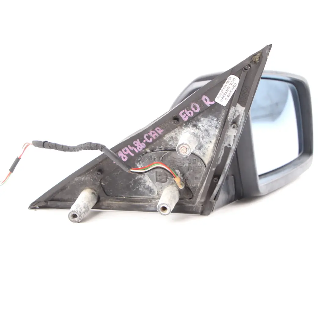 Wing Mirror BMW E60 E61 Heated Outside Right O/S Carbonschwarz Carbon Black to with Part number 7189486 Wing Mirror BMW E60 E61 Heated Outside Right O/S Carbonschwarz Carbon Black - SKU rhd-7189486-CAR - Part number 7189486