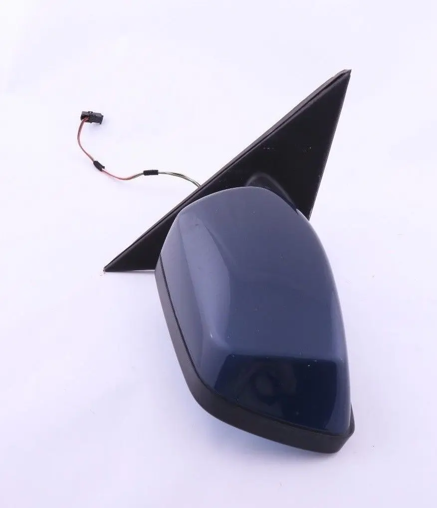 BMW 5 Series E60 E61 Heated Right Wing Mirror O/S Mysticblau Blue Metallic - SKU rhd-7189486-MYS - Part number 7189486