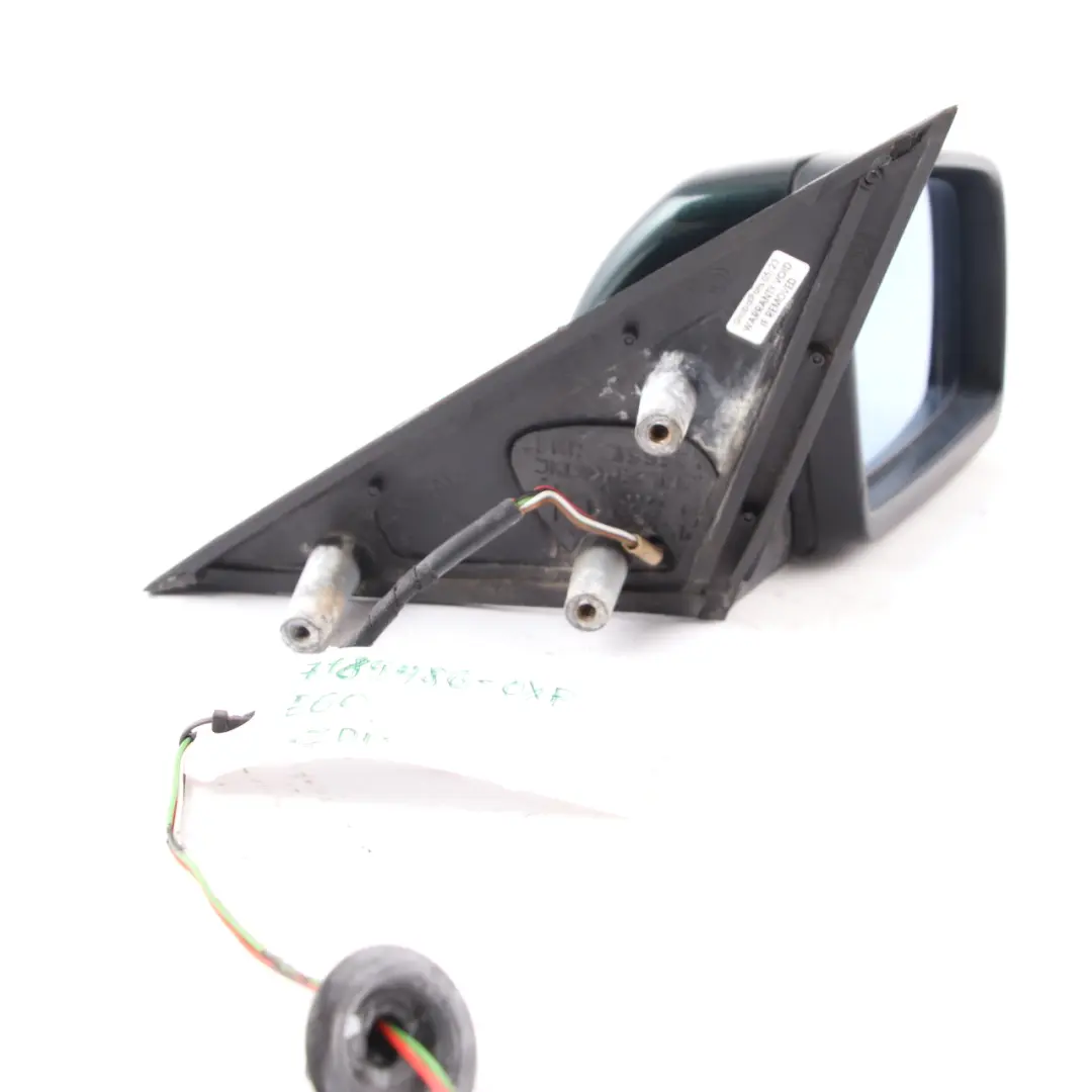 Wing Mirror BMW E60 E61 Heated Right O/S Oxford Green Metallic - 430 to with Part number 7189486 Wing Mirror BMW E60 E61 Heated Right O/S Oxford Green Metallic - 430 - SKU rhd-7189486-OXF - Part number 7189486