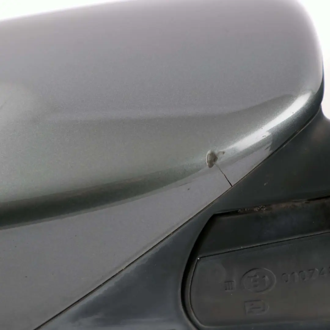 BMW 5 E60 E61 Heated Right Wing Mirror O/S Titangrau Metallic Titanium Grey - SKU rhd-7189486-TGR - Part number 7189486