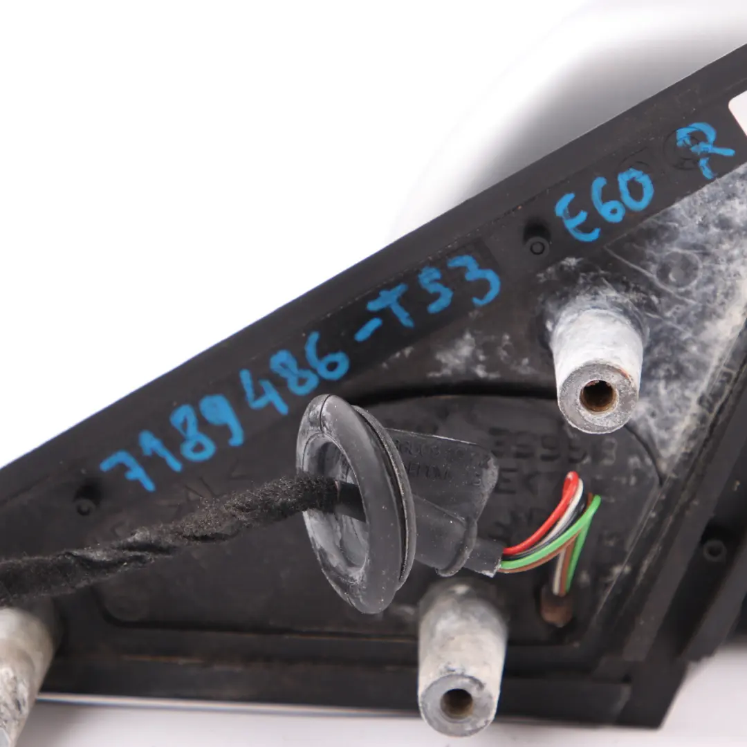 Wing Mirror BMW E60 E61 3 Heated Right O/S Titansilber Titanium Silver 354 to with Part number 7189486 Wing Mirror BMW E60 E61 3 Heated Right O/S Titansilber Titanium Silver 354 - SKU rhd-7189486-TS3 - Part number 7189486