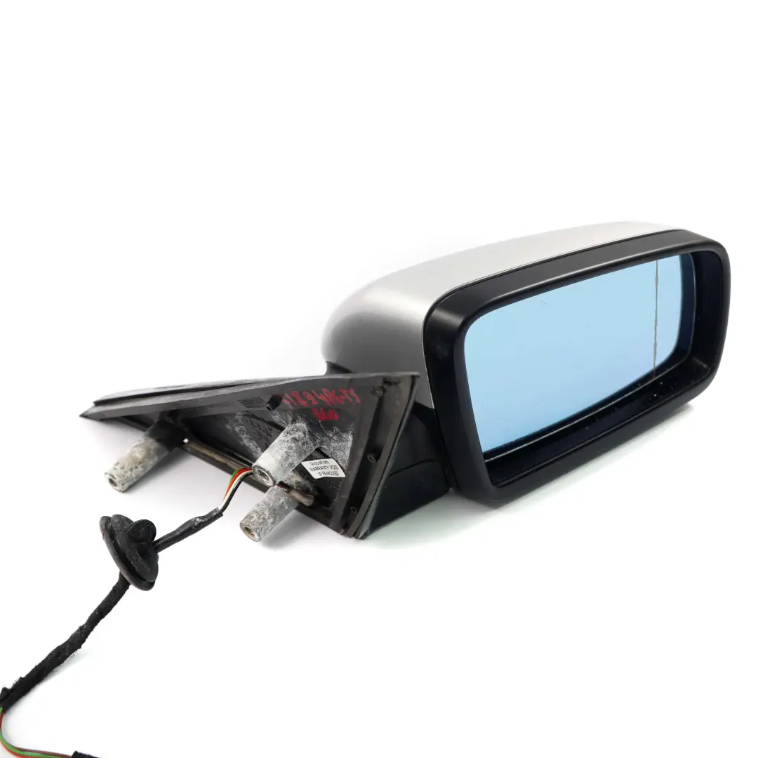 Heated Right Wing Mirror O/S Titansilber Titanium Silver to BMW 5 Series E60 E61 with Part number 7189486 BMW 5 Series E60 E61 Heated Right Wing Mirror O/S Titansilber Titanium Silver - SKU rhd-7189486-TS - Part number 7189486