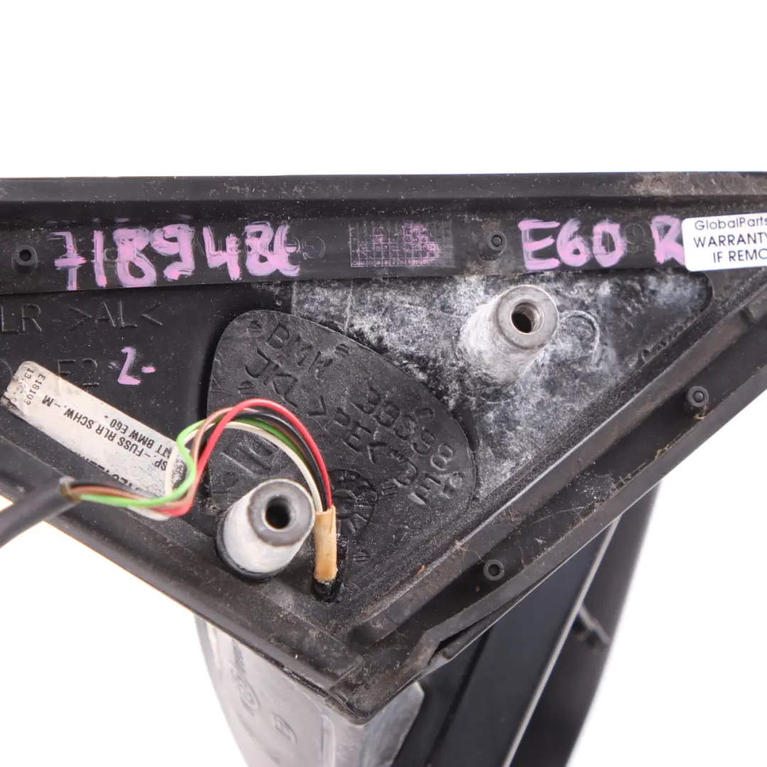Wing Mirror Base BMW E60 E61 Heated Door Right O/S Outside to with Part number 7189486 Wing Mirror Base BMW E60 E61 Heated Door Right O/S Outside - SKU rhd-7189486 - Part number 7189486