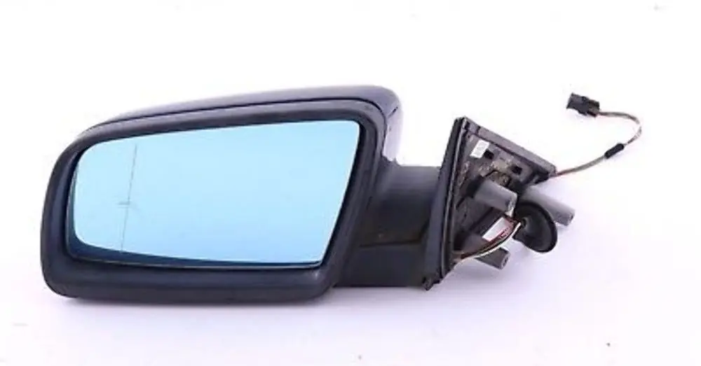 BMW 5 Series E60 E61 Heated Left Wing Mirror N/S Mysticblau Blue Metallic A07