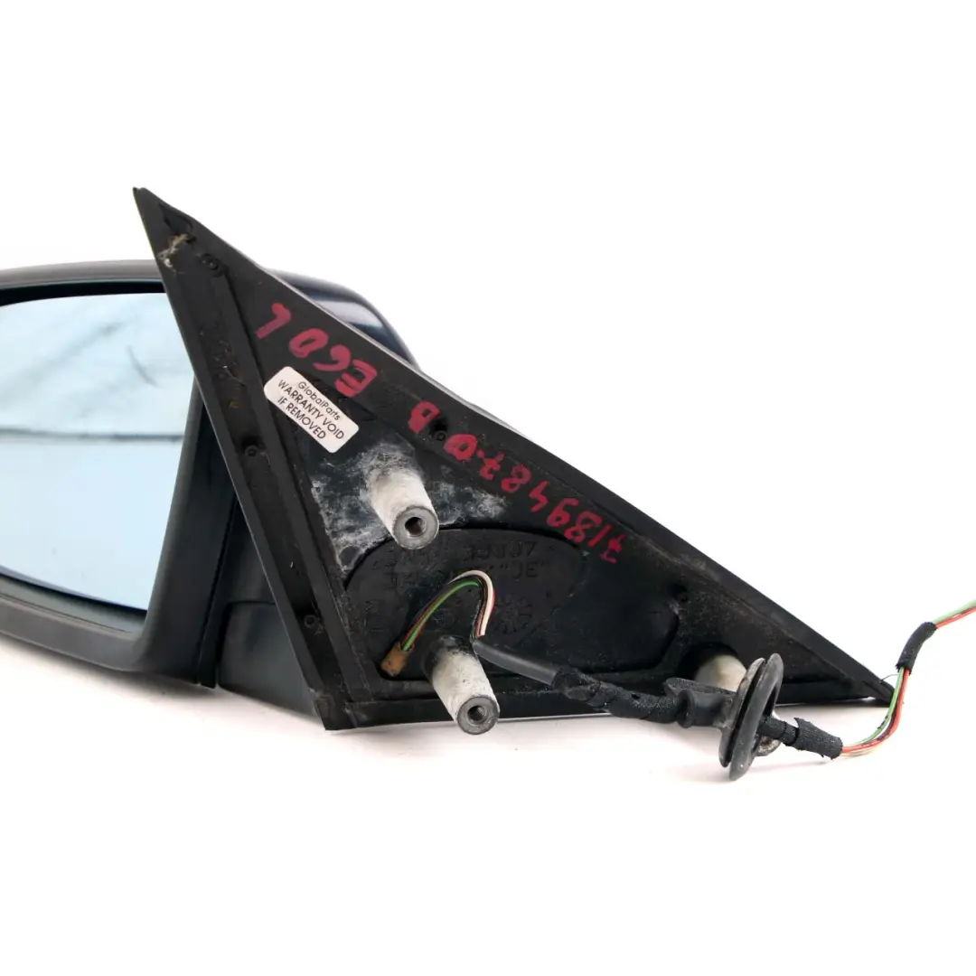 Wing Mirror BMW E60 E61 Heated Left N/S Orientblau Orient Blue Metallic - 317 to with Part number 7189487 Wing Mirror BMW E60 E61 Heated Left N/S Orientblau Orient Blue Metallic - 317 - SKU rhd-7189487-OB - Part number 7189487