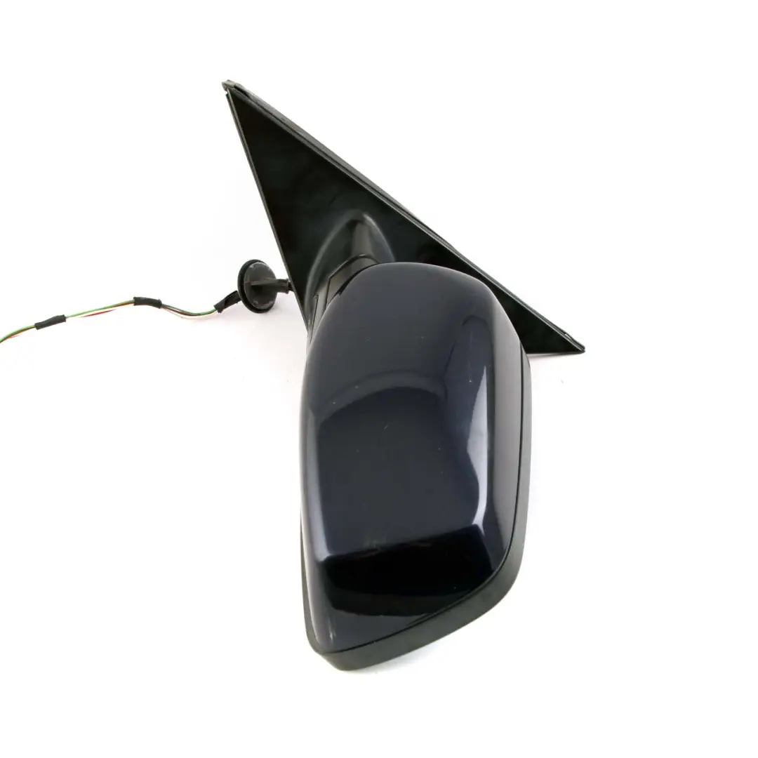  Wing Mirror BMW E60 E61 Heated Left N/S Orientblau Orient Blue Metallic - 317 - SKU rhd-7189487-OB - Part number 7189487
