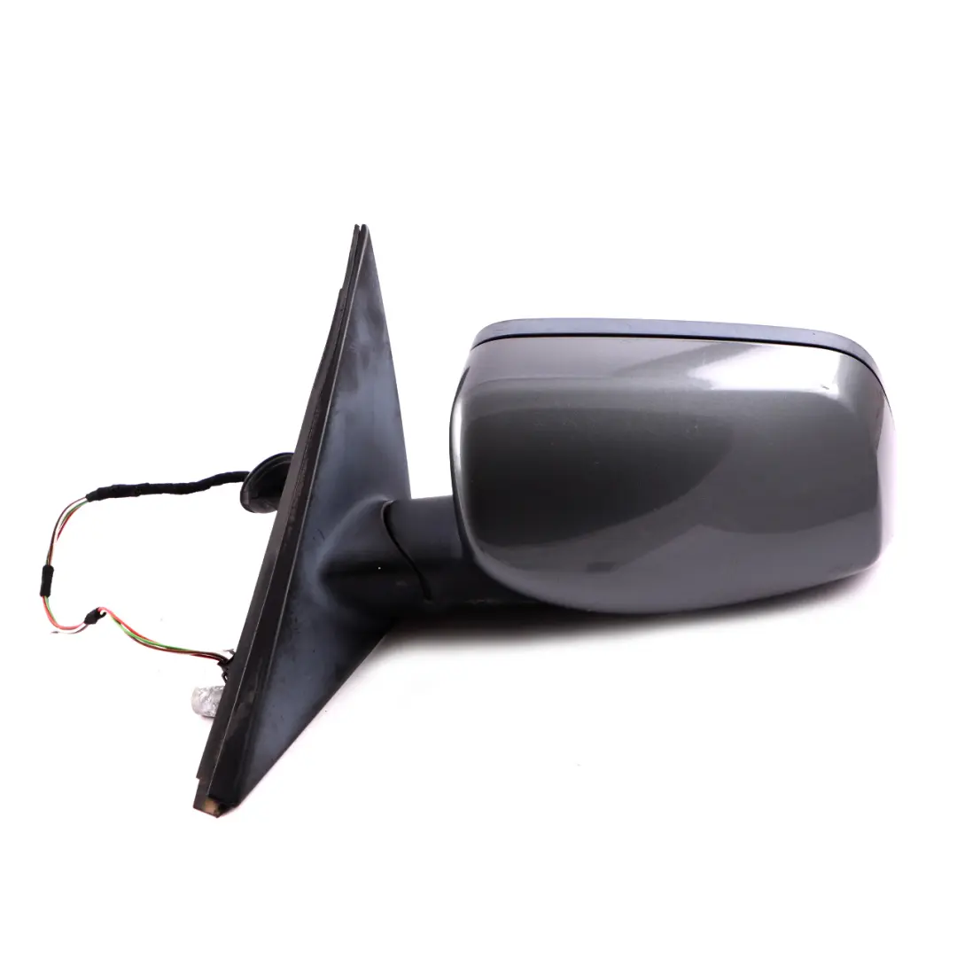 Heated Left Wing Mirror N/S Titangrau II Titanium Grey A36 to BMW 5 Series E60 E61 with Part number 7189487 BMW 5 Series E60 E61 Heated Left Wing Mirror N/S Titangrau II Titanium Grey A36 - SKU rhd-7189487-TGR - Part number 7189487