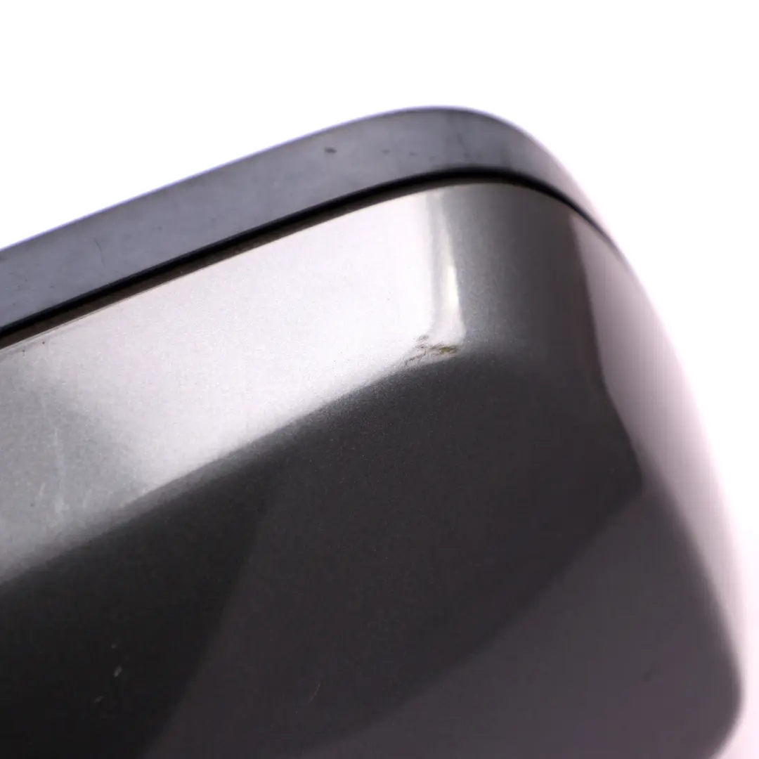 BMW 5 Series E60 E61 Heated Left Wing Mirror N/S Titangrau II Titanium Grey A36 - SKU rhd-7189487-TGR - Part number 7189487