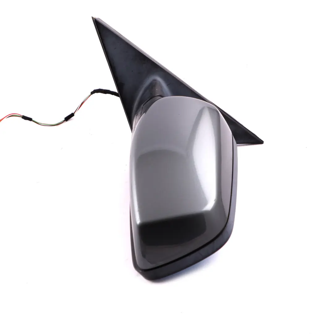 Heated Left Wing Mirror N/S Titangrau II Titanium Grey A36 to BMW 5 Series E60 E61 with Part number 7189487 BMW 5 Series E60 E61 Heated Left Wing Mirror N/S Titangrau II Titanium Grey A36 - SKU rhd-7189487-TGR - Part number 7189487