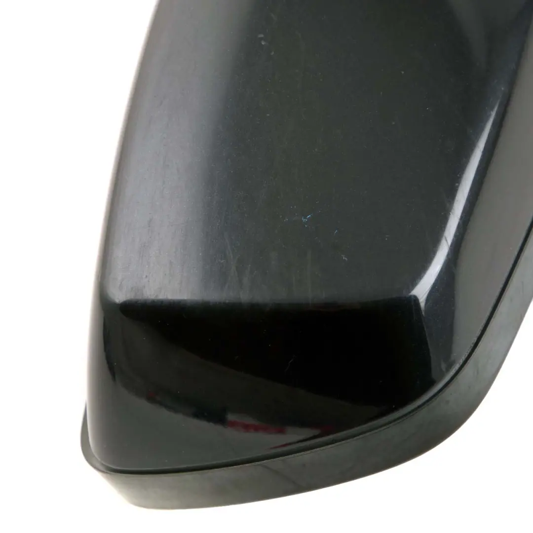 BMW 5 Series E60 E61 Heated Left Wing Mirror N/S Carbonschwarz Carbon Black 416 - SKU rhd-7189495-CAR - Part number 7189495