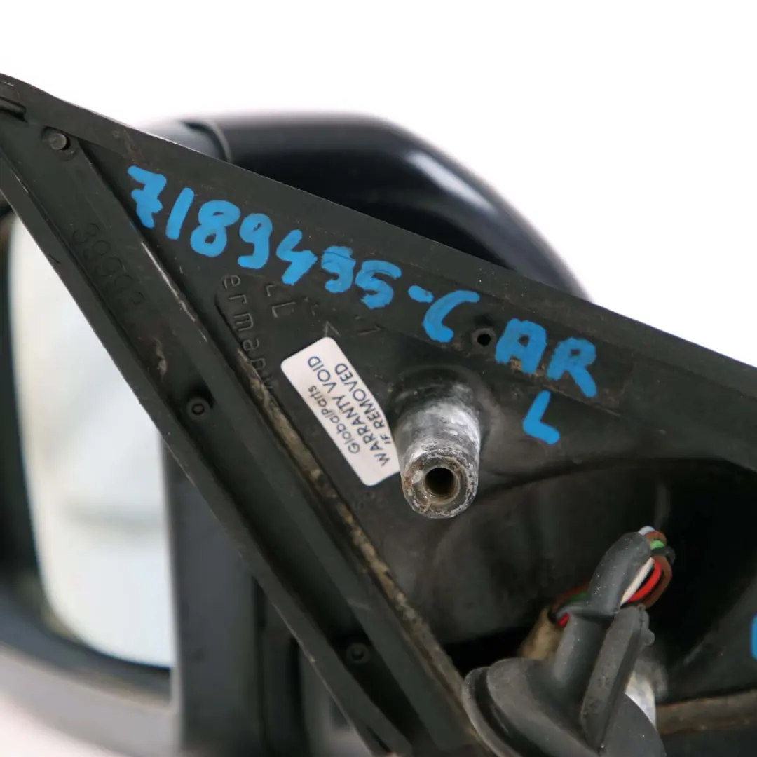 Heated Left Wing Mirror N/S Carbonschwarz Carbon Black 416 to BMW 5 Series E60 E61 with Part number 7189495 BMW 5 Series E60 E61 Heated Left Wing Mirror N/S Carbonschwarz Carbon Black 416 - SKU rhd-7189495-CAR - Part number 7189495