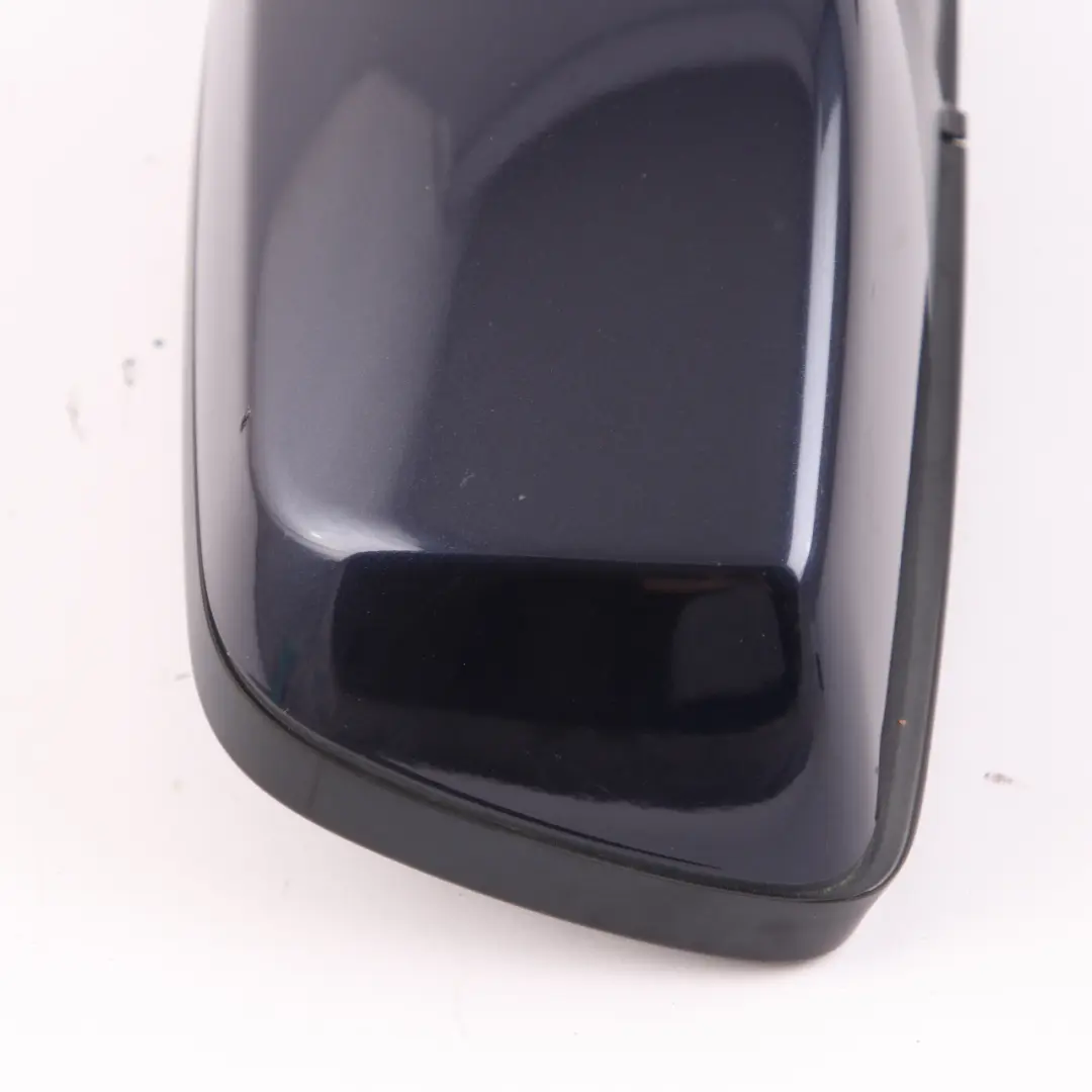 Door Wing Mirror BMW E60 E61 Auto Dip Power Fold Right Orientblau Orient Blue - SKU rhd-7189502-OB - Part number 7189502